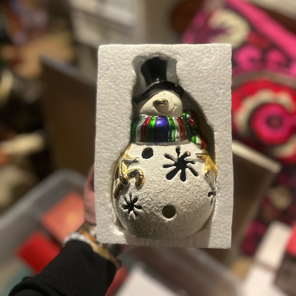 Lenox Festive Snowman Figurine with Top Hat